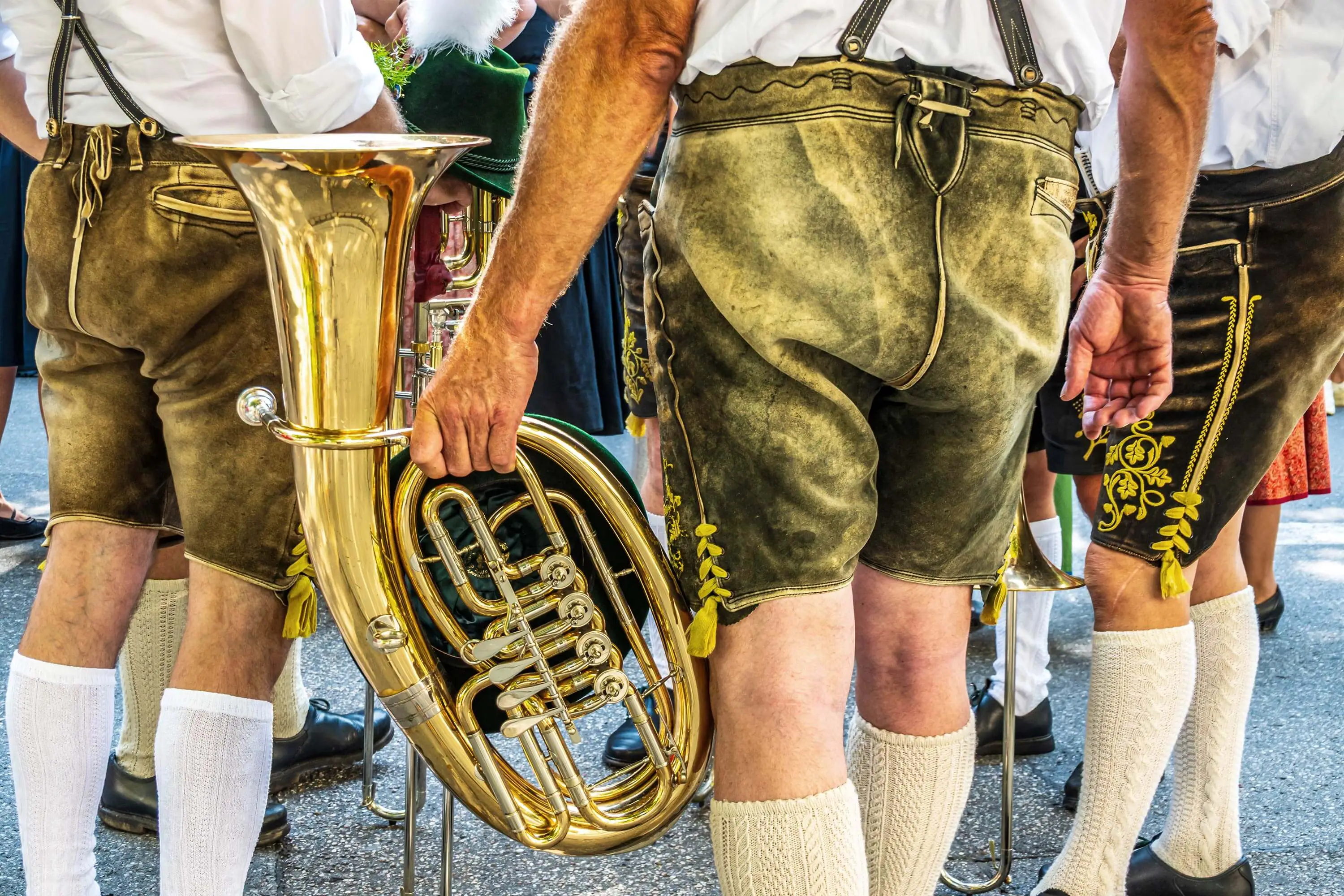 Blaskapellen auf der Erfurter Hütte