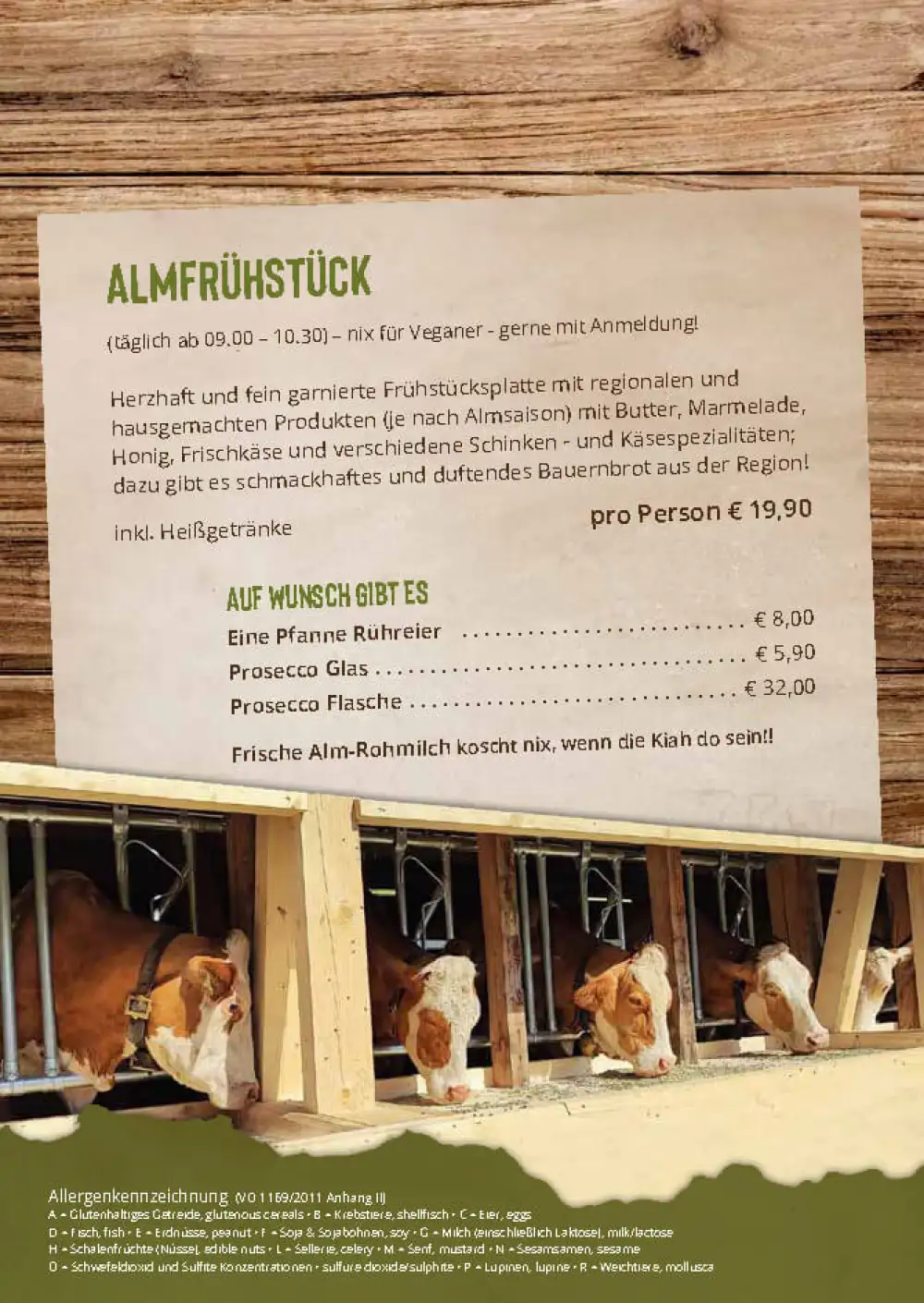 Almfrühstück auf der Mauritz Alm– Tiroler Berggenuss